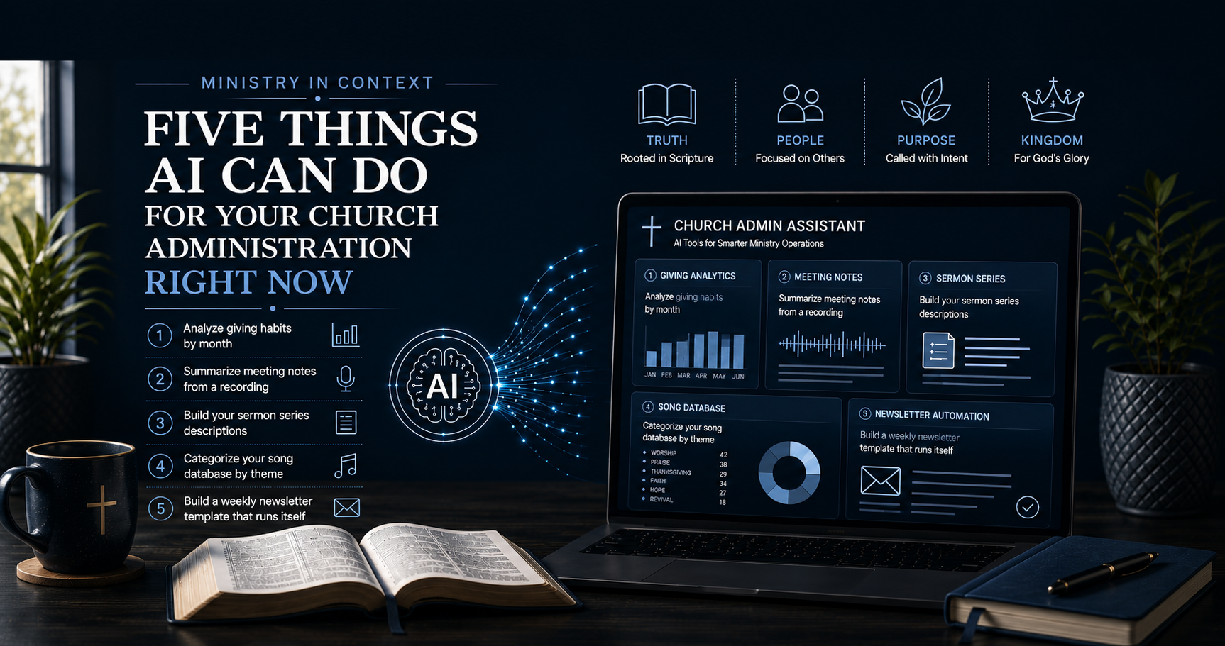 Five Things AI Can Do for Your Church Administration Right Now